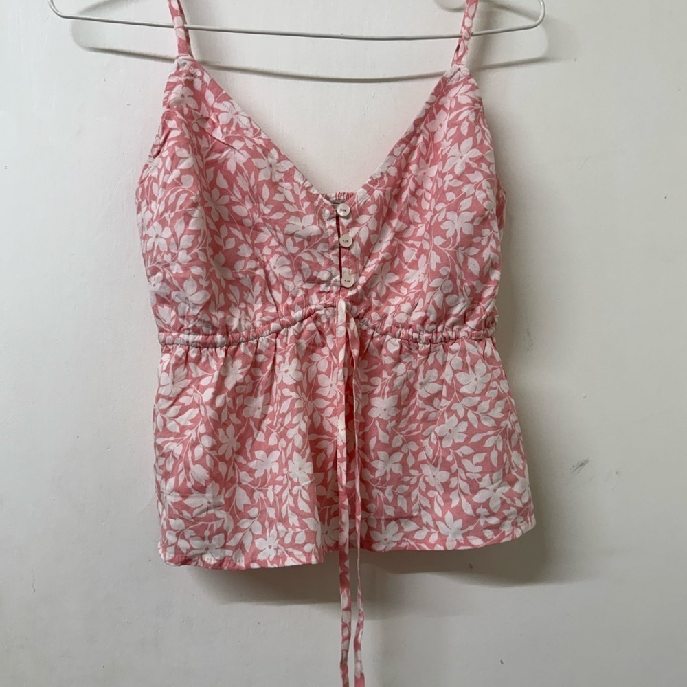 Abercrombie & Fitch Pink Floral Camisole